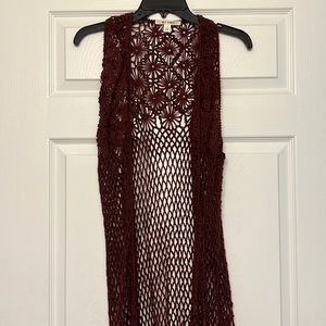 Crochet vest